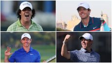 Four images of Rory McIlroy