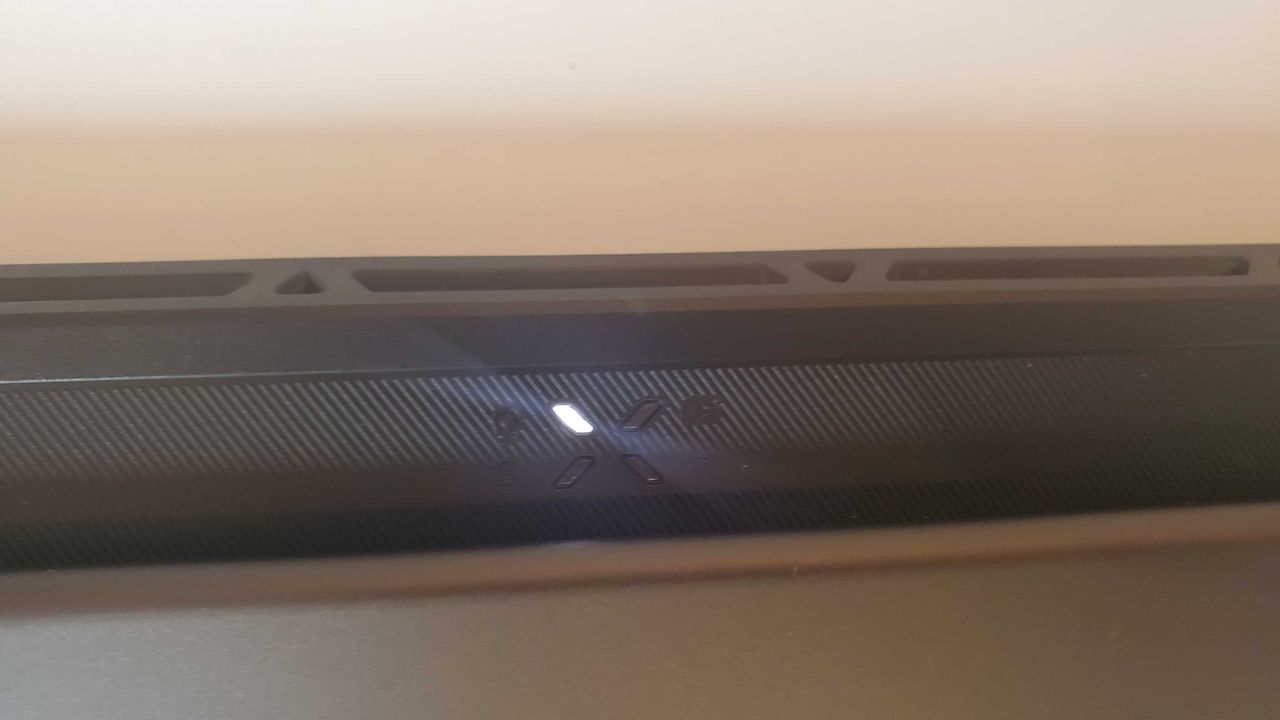 black gaming laptop