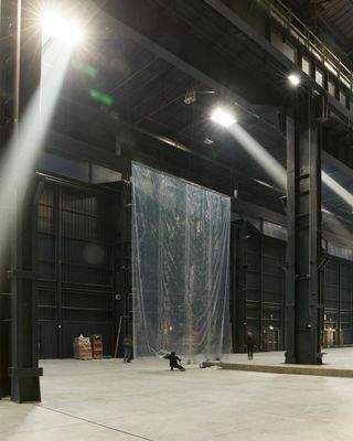 Work in progress on Golden Section, 2009, at Pirelli Hangar Bicocca