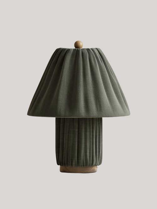 Soft Pleated Fabric Table Lamp