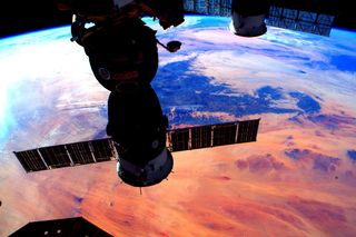ISS Sunset by Scott Kelly