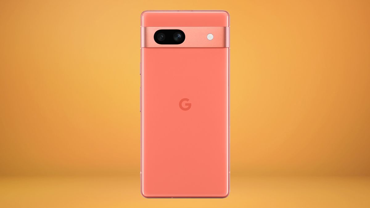 The rumored Google Pixel 7a in orange