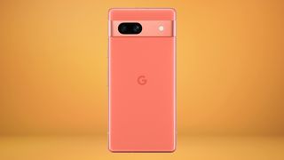 The rumored Google Pixel 7a in orange