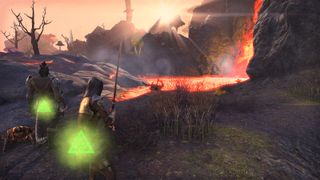 The Elder Scrolls Online Necrom lava flow