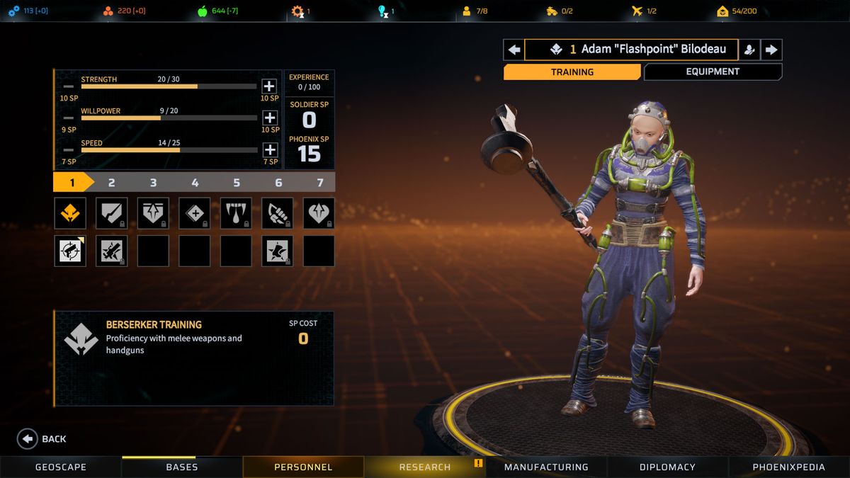 Phoenix Point classes the best Phoenix Point builds and skills to