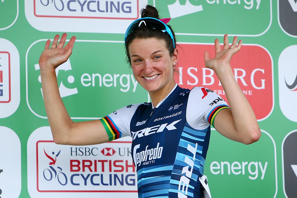 Lizzie Deignan (Trek-Segafredo) top British rider, second overall at OVO Energy Women's Tour after stage 2