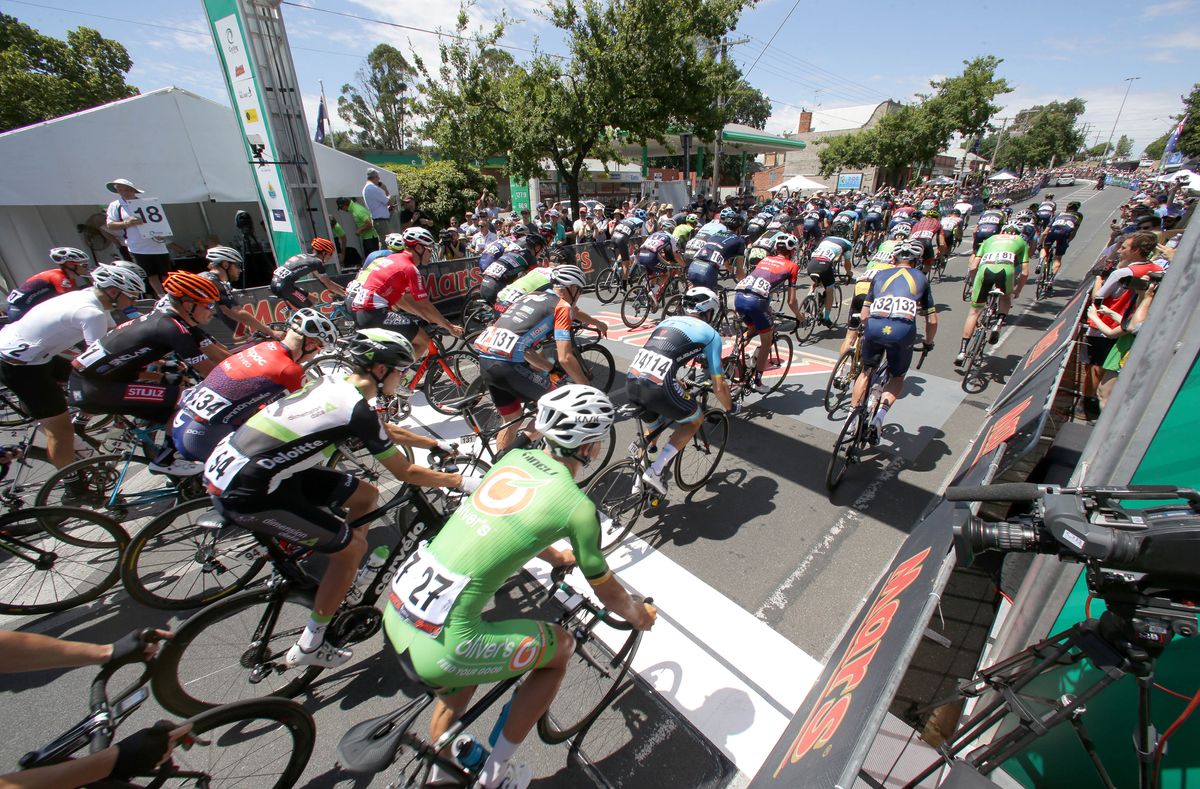 The race is underway