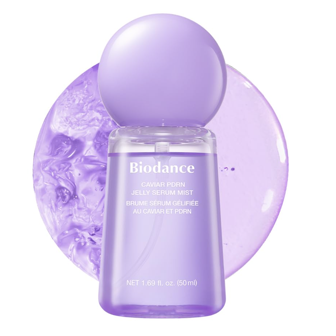 Biodance Caviar Pdrn Jelly Serum Mist, Hydrating Face Mist, Revitalizing &amp;amp; Radiance Face Spray, Sprayable Hydrogel, Travel Essentials &amp;amp; Self Care Gifts for Women, Korean Skin Care | 1.69 Fl.oz