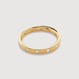 Gold Vermeil Fiji Gem Lab Grown Diamond Ring - Lab Grown Diamond