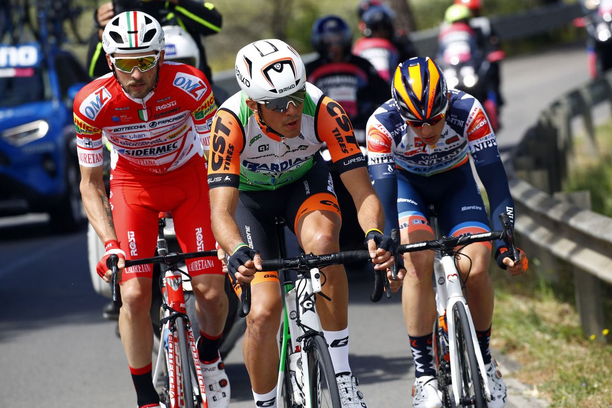 The main break on stage 4 of the Giro d'Italia