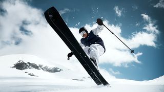 Skier modelling H&M ski gear