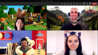 Snapchat Lenses on Microsoft Teams