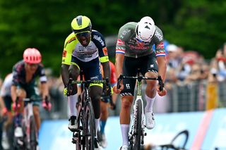 Biniam Girmay at the 2022 Giro d'Italia stage one