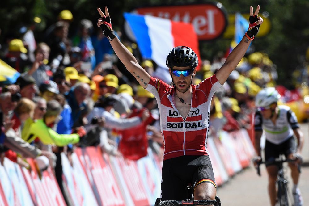 Thomas De Gendt wins stage 12 of the Tour de France