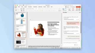 How to use Copilot to add images to PowerPoint