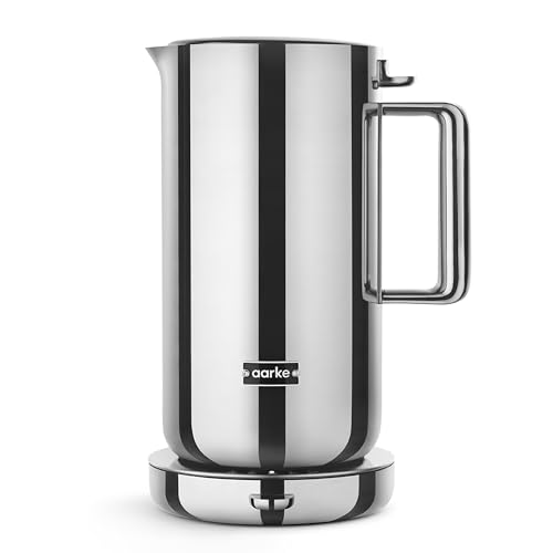 Aarke Kettle - Electric Stainless Steel Tea Kettle 1.2l (40oz), Steel