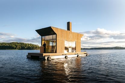 Big Branzino floating sauna by sandellsandberg 