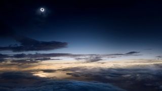 Darkness descends during the Totality phase of a Total Solar Eclipse. Credit: Bardur Eklund & VisitFaroeIslands.com