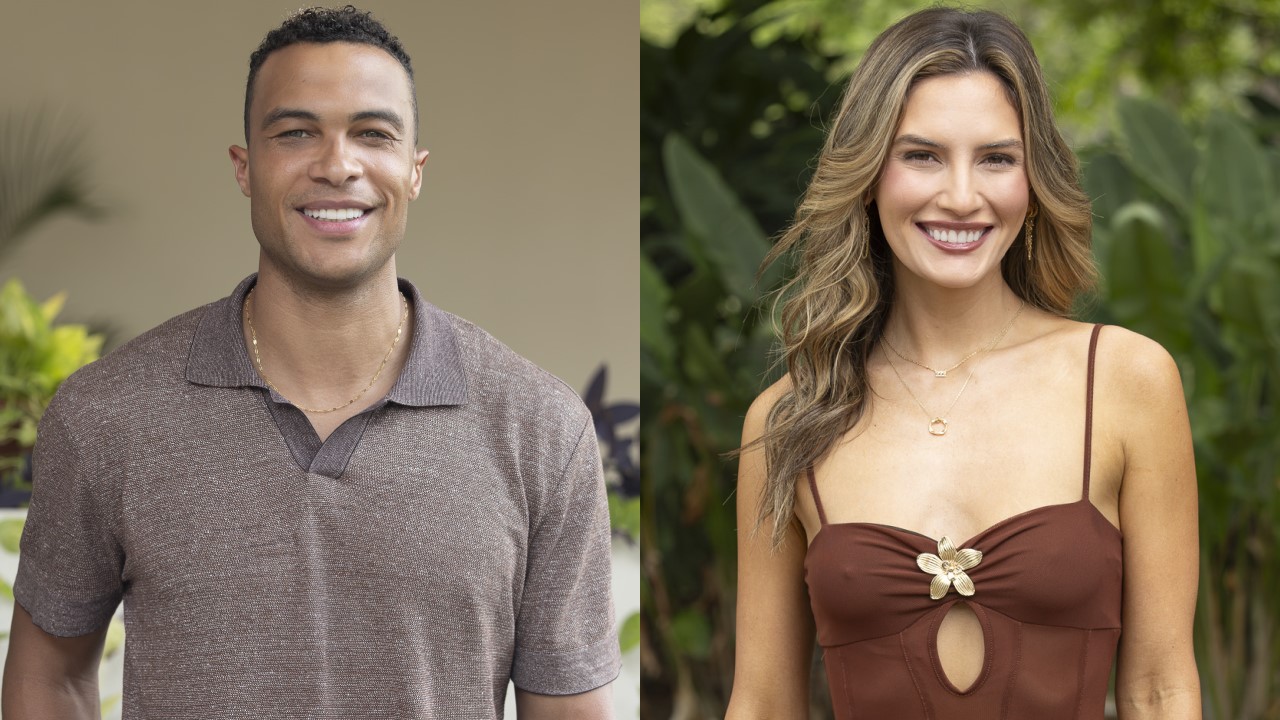 Dale Moss and Kat Izzo on Bachelor in Paradise Season 10.