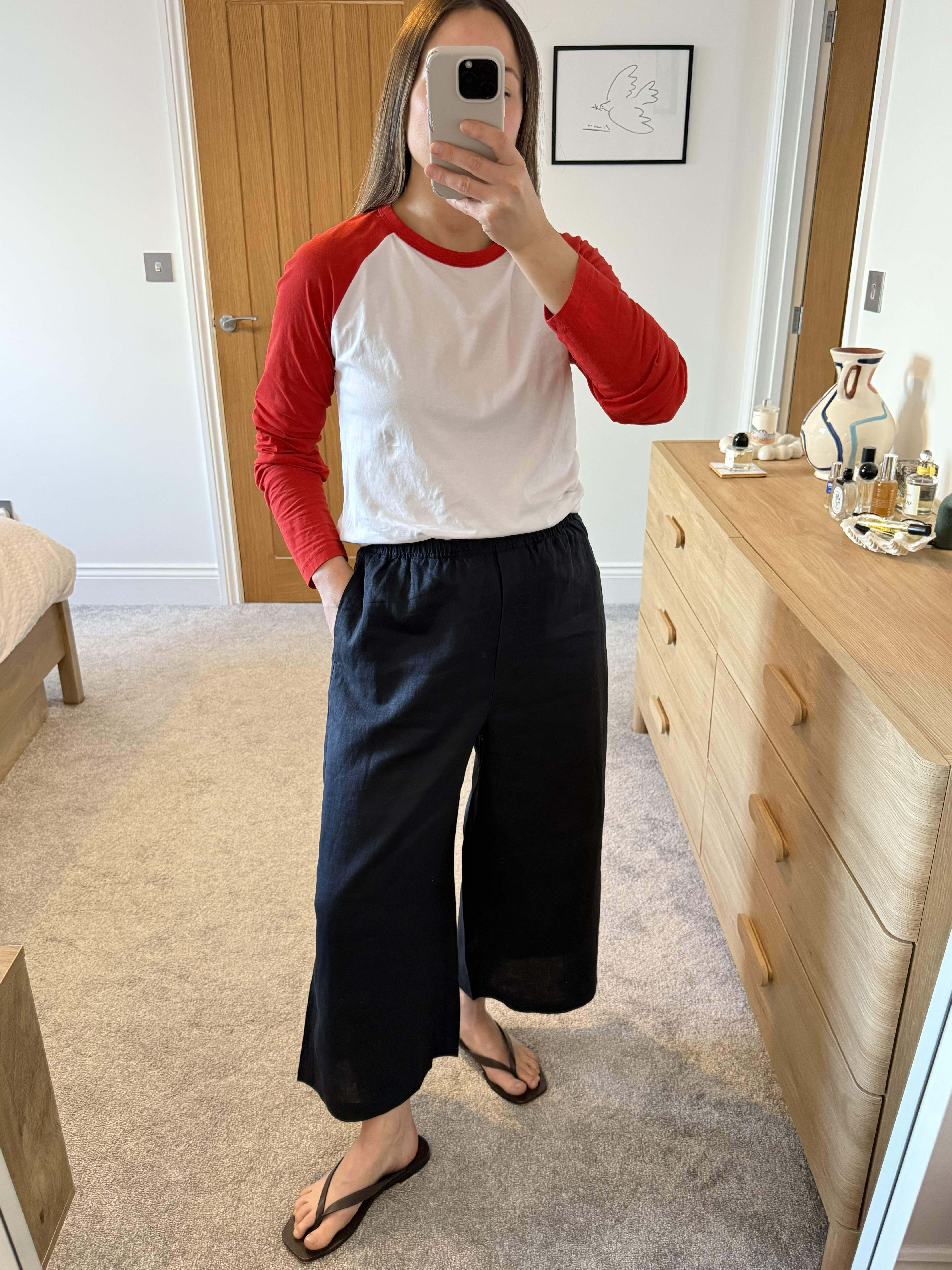 COS linen trousers