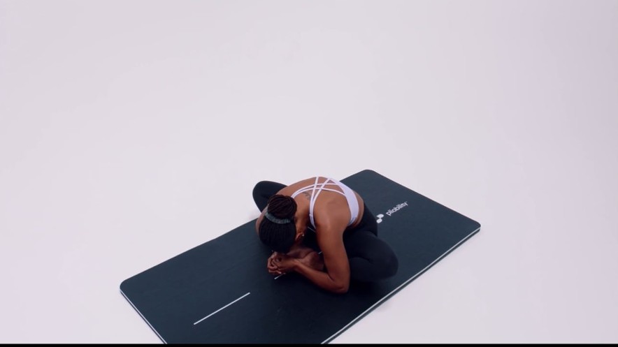 Bound angle pose