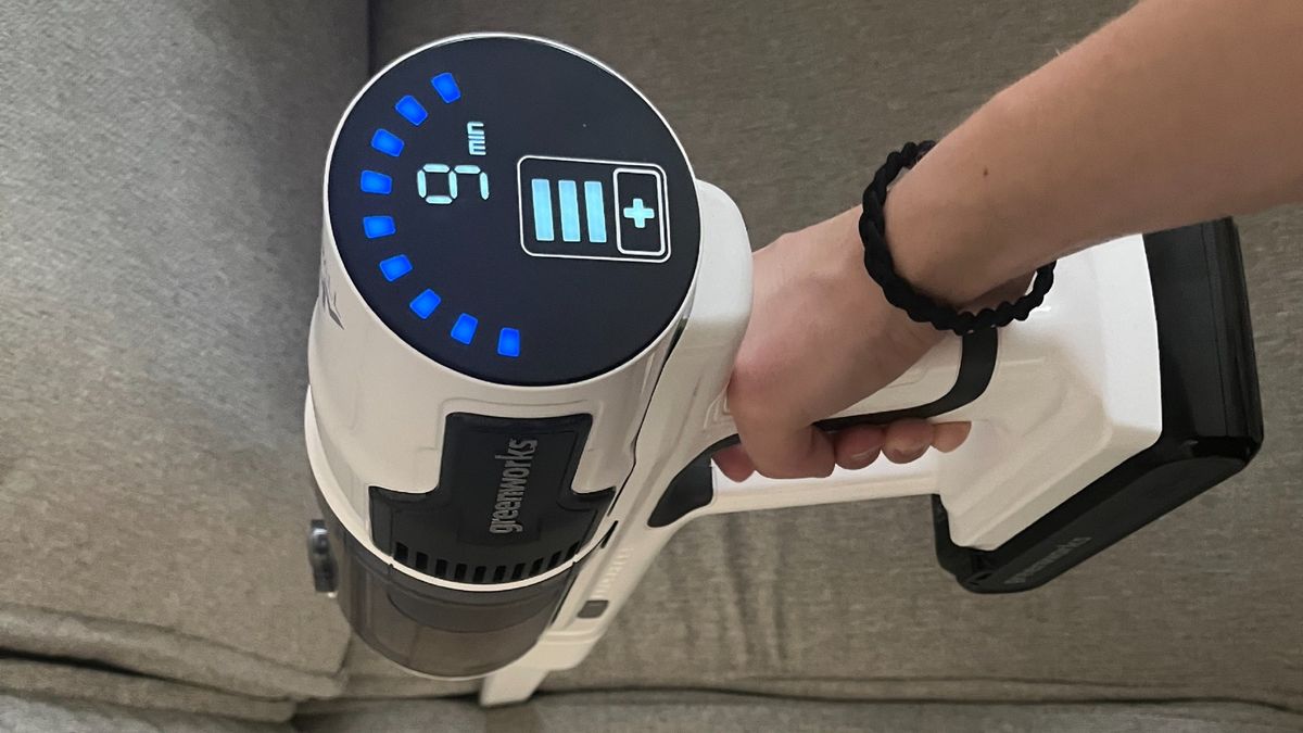 Greenworks 24V Deluxe Cordless Stick Vacuum review TechRadar