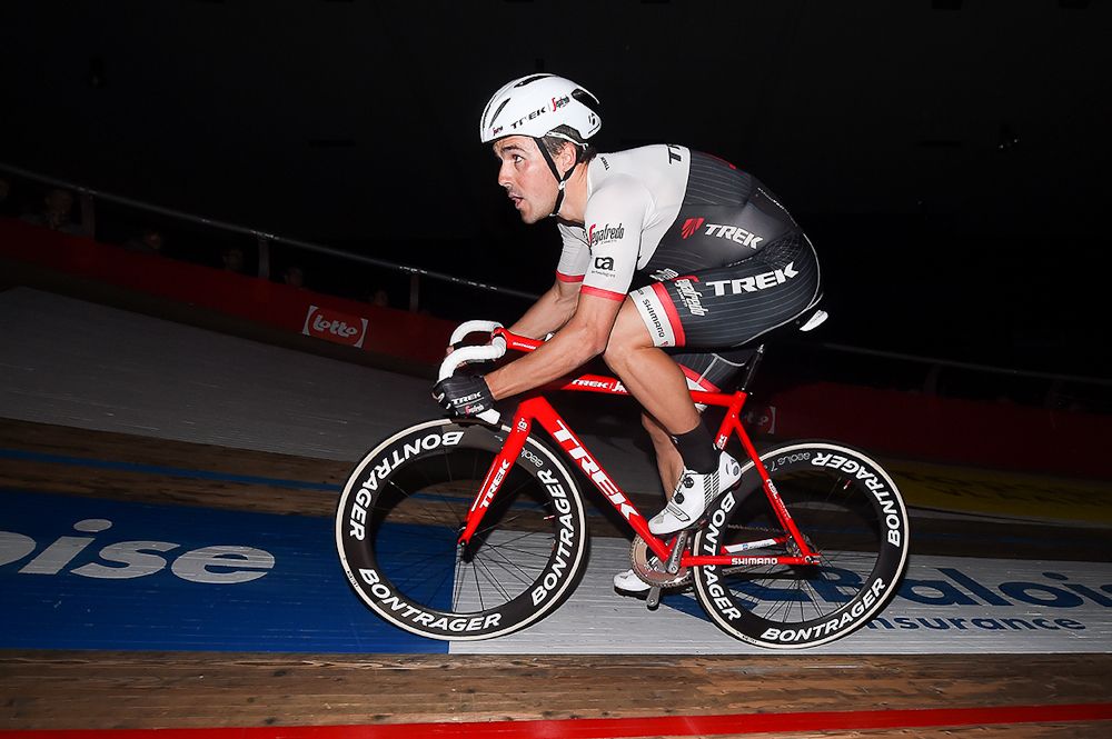 Markel Irizar in action in Gent during the farewell celebration for Fabian Cancellara