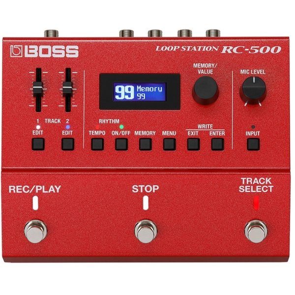 A Boss RC-500 looper pedal