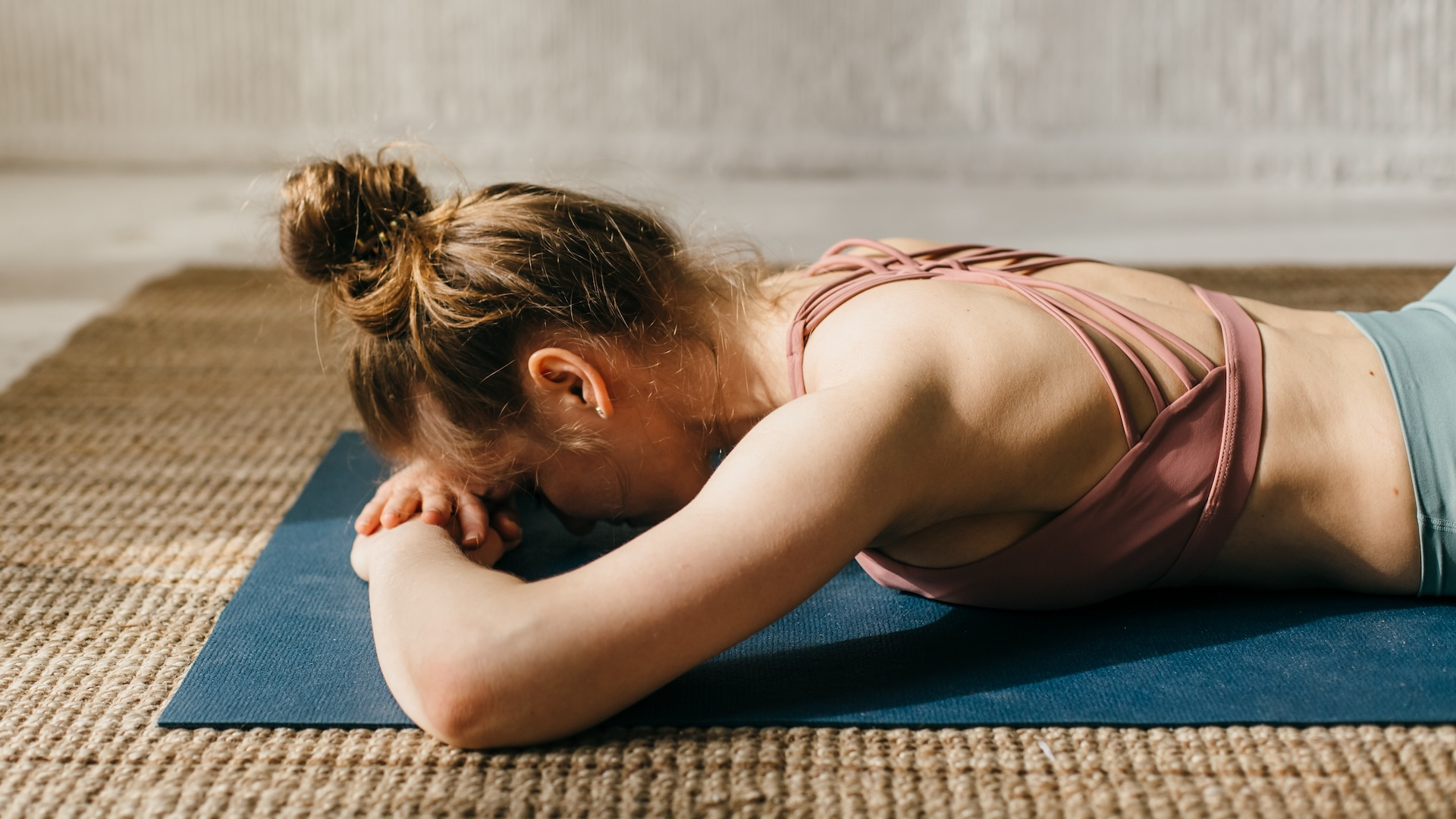 woman meditating