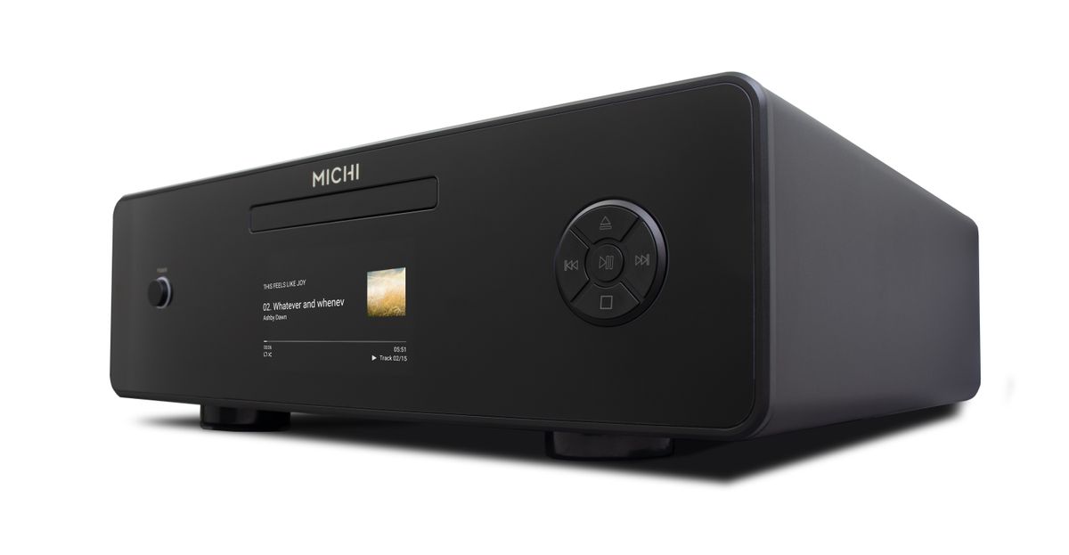 Rotel Michi Prestige Q430 CD player on a white background