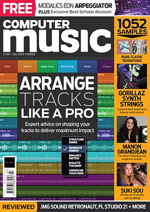Image of the cover of Computer Music magazine