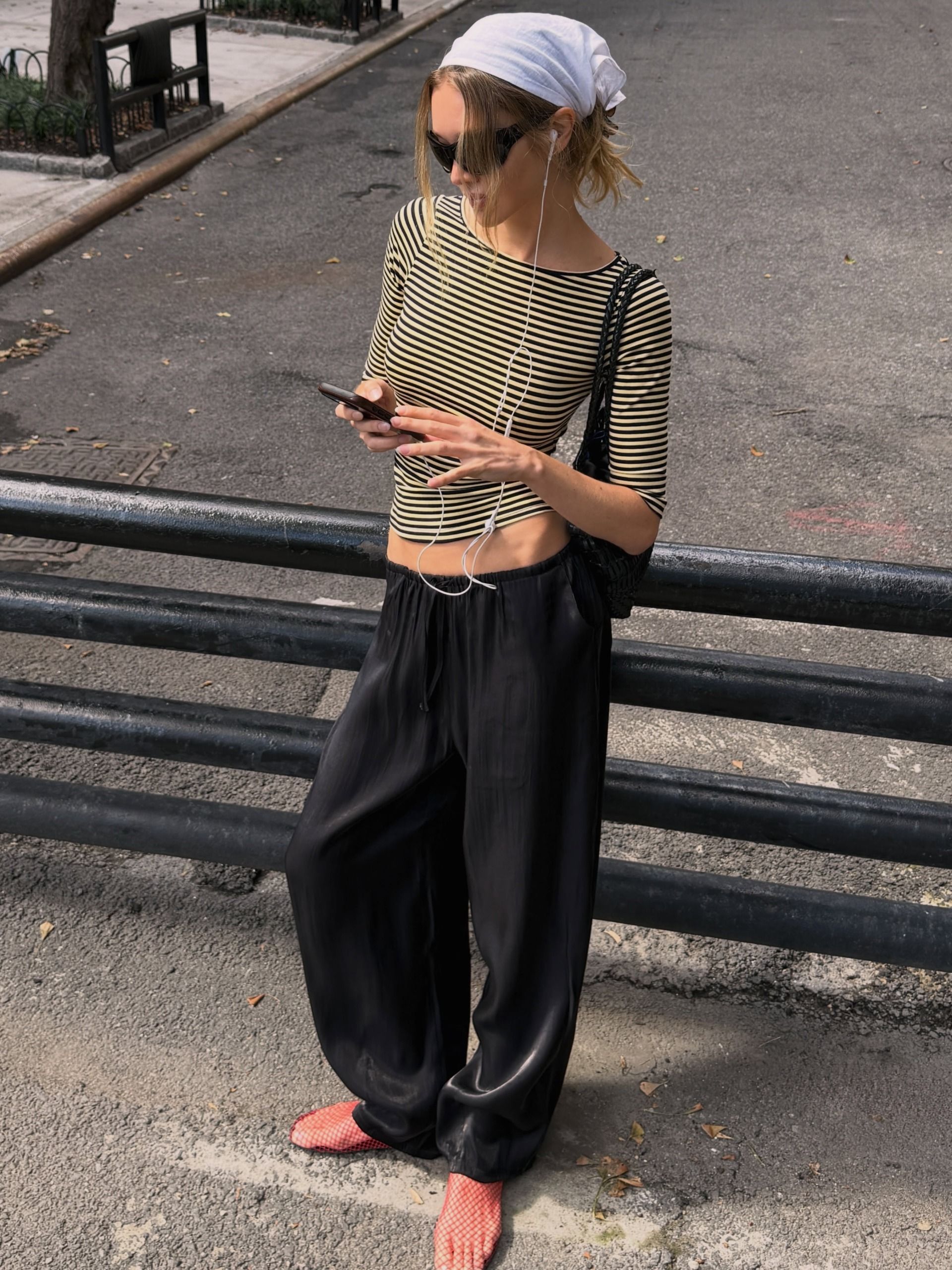 A woman wearing new fall wardrobe basics in 2026.