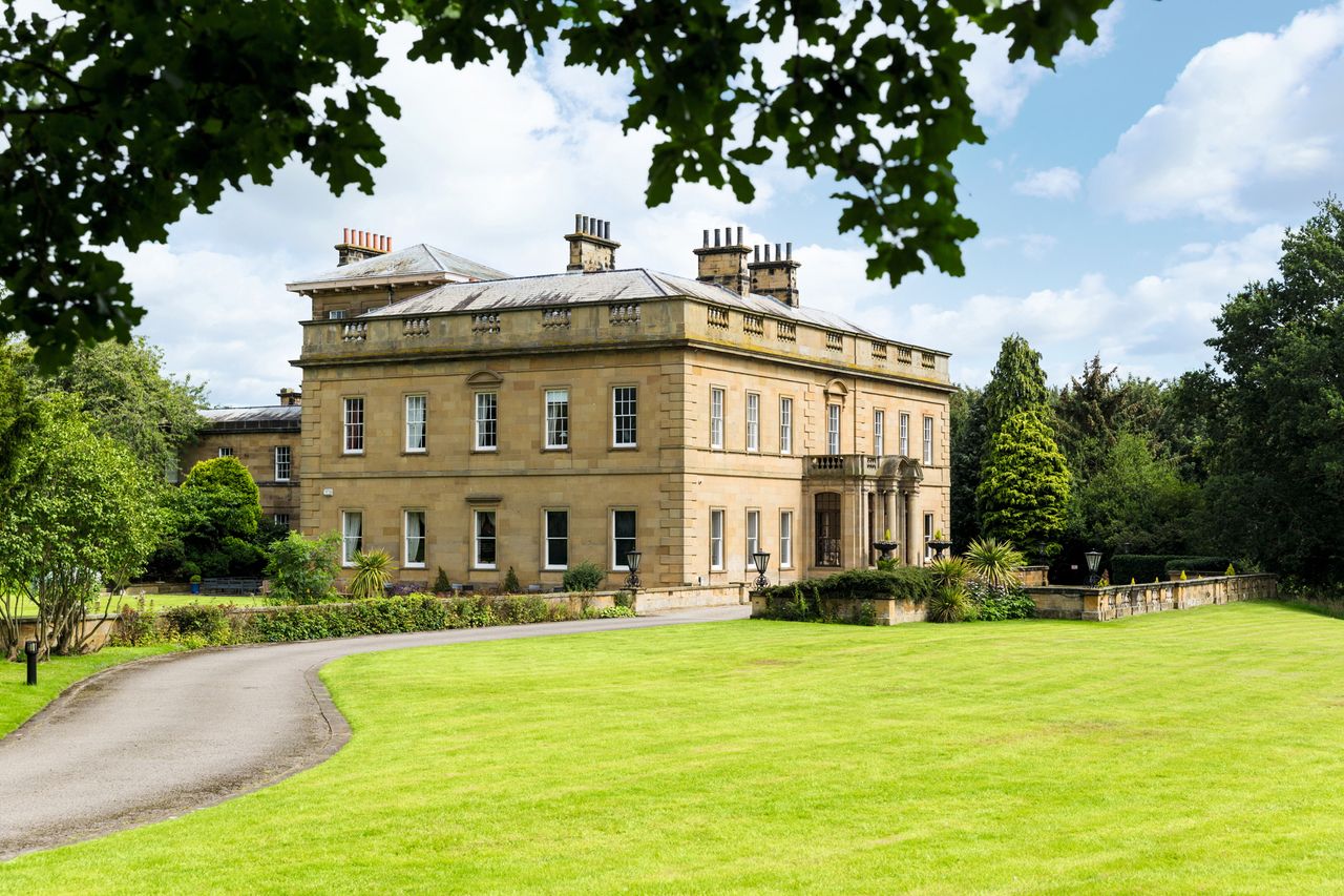 Rudby Hall, listed Grade II* and built to a design by Anthony Salvin.