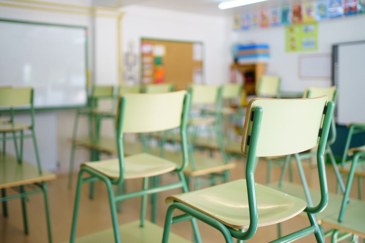 image of a school classroom