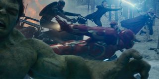 Avengers Age of Ultron team fights hydra