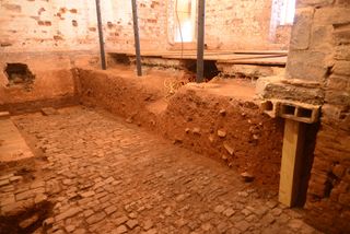 Monticello's original kitchen