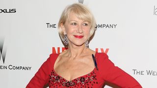 helen mirren with a french bob hairstyle