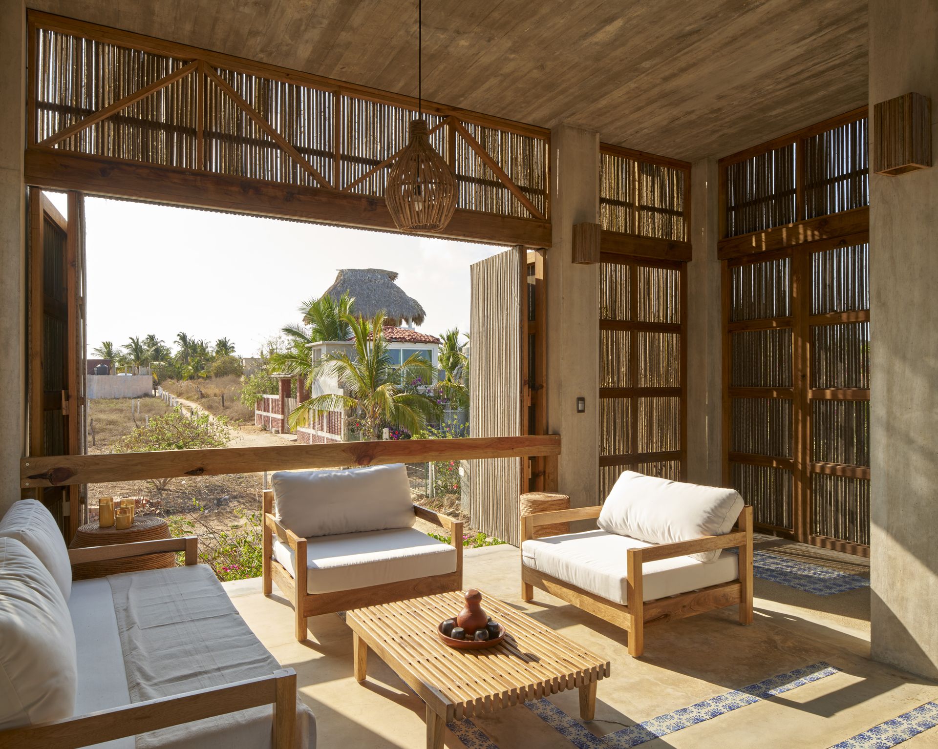 Casa Carrizo by BAAQ living space interior