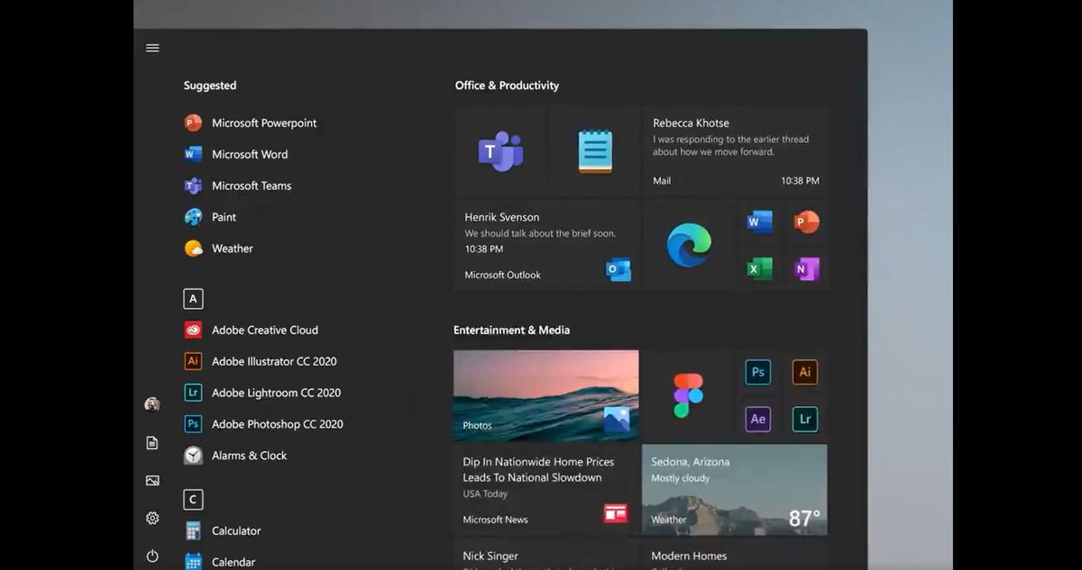 Windows 10 new Start Menu gets glowing reception — but there's a major ...