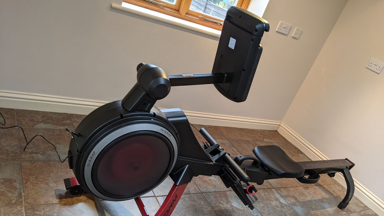 Proform 750R rower on brown tiles
