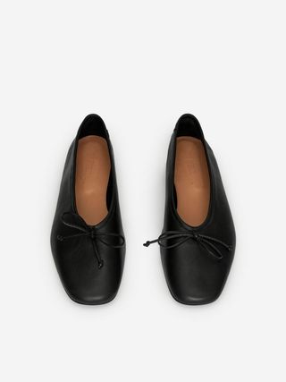 Leather Ballet Flats