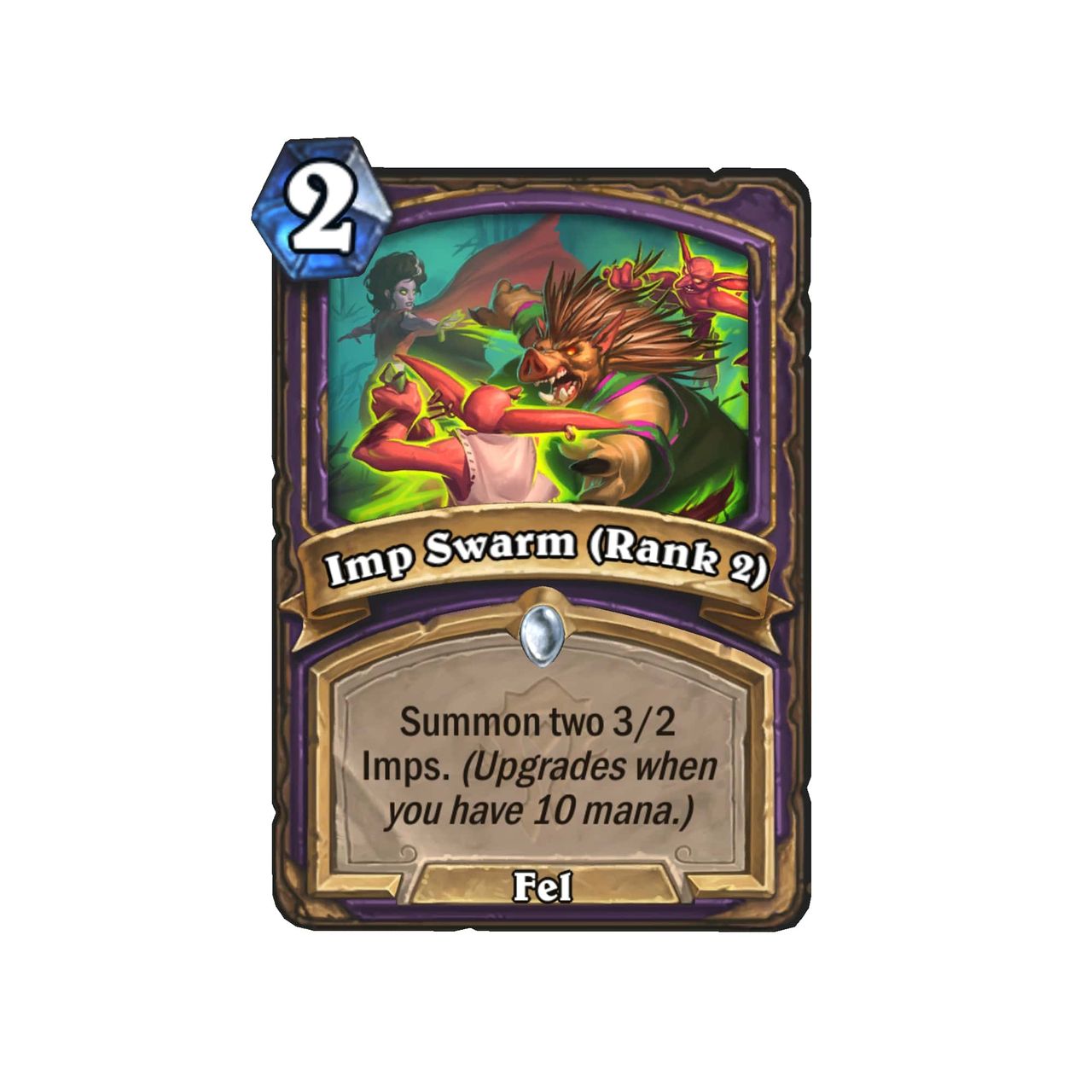 A card from Hearthstone's Forged in the Barrens set
