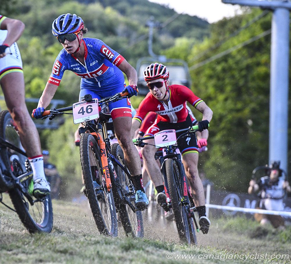 She may be semi retired but Katerina Nash (Clif Pro Team) finished 4th