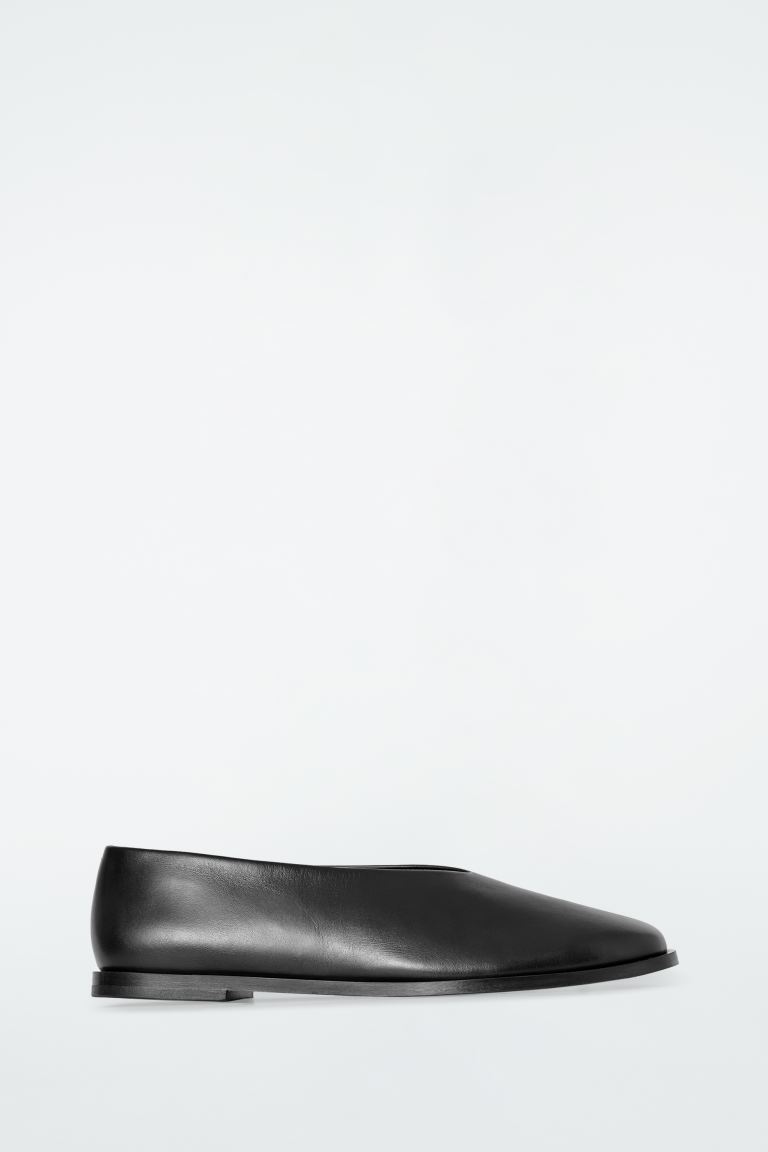 Leather Ballet Flats