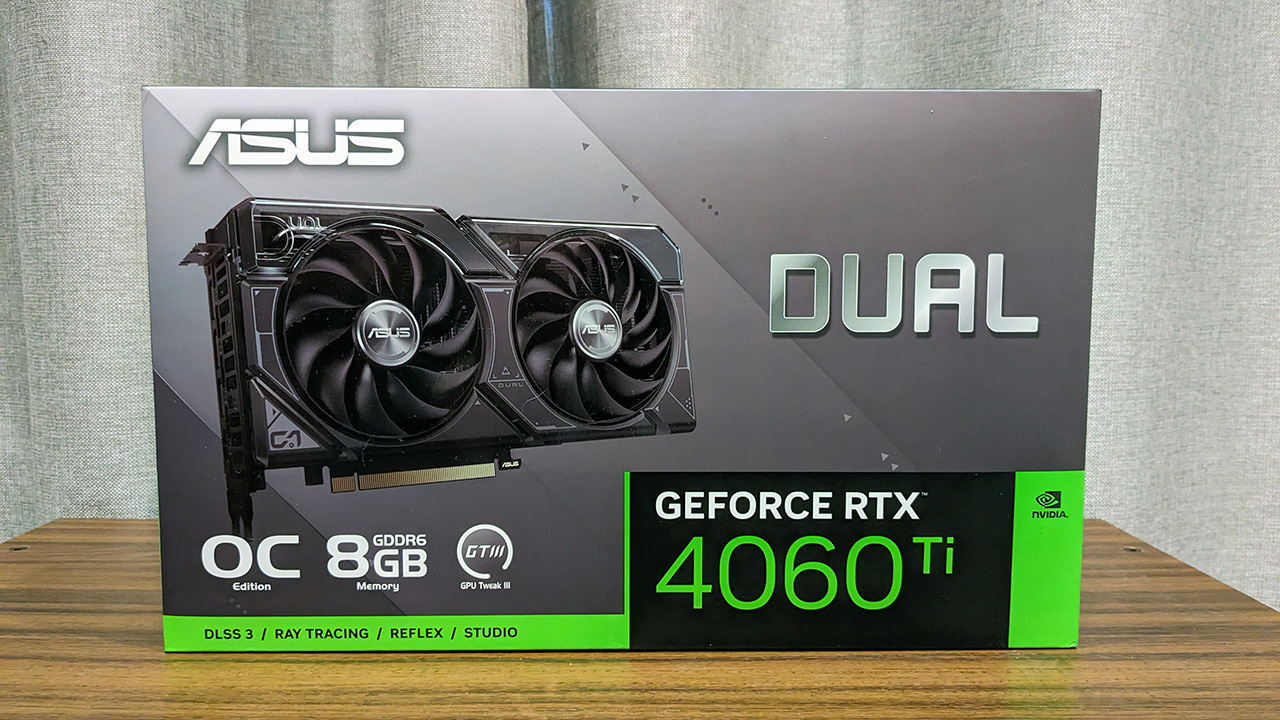 Asus Dual GeForce RTX 4060 Ti OC box