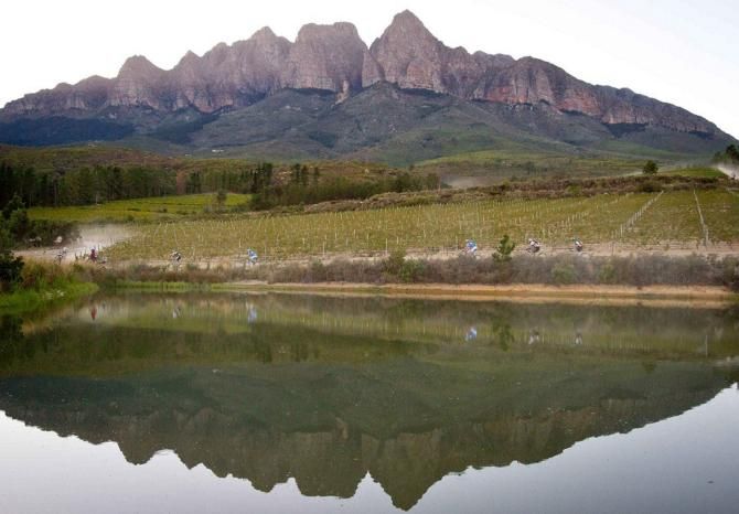 Wellington's vineyards and mountains provided a backdrop for the 10th Cape Epic.