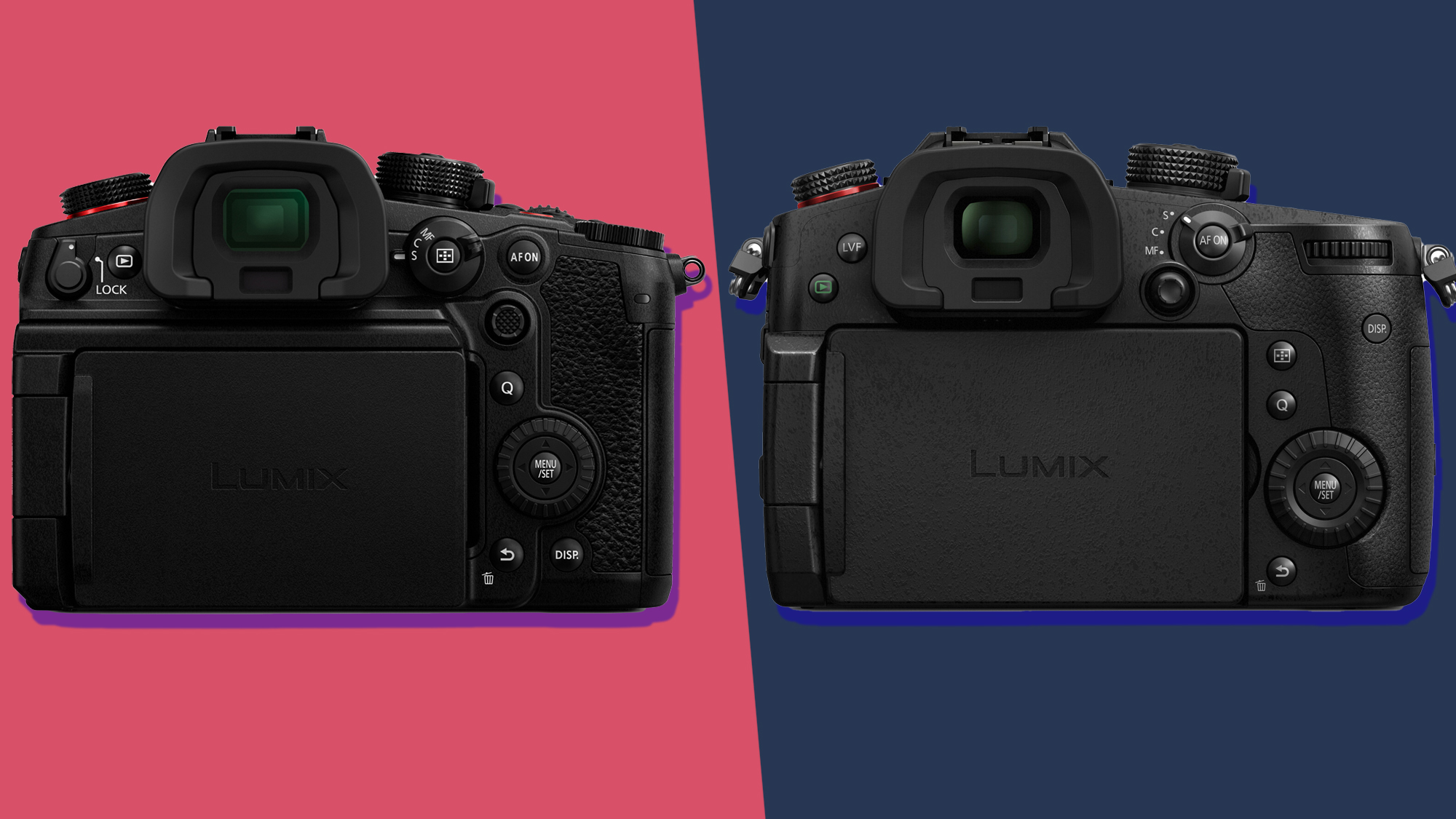 Las cámaras Panasonic GH6 y GH5 II una al lado de la otra