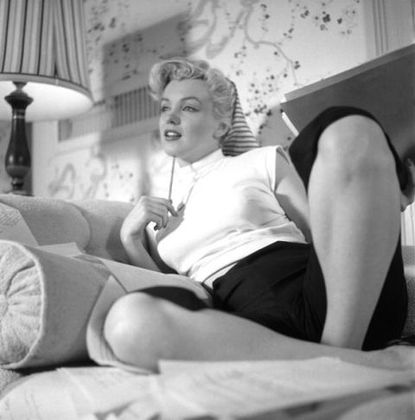 That Marilyn Looked to Books and Manuals to Improve Sex 