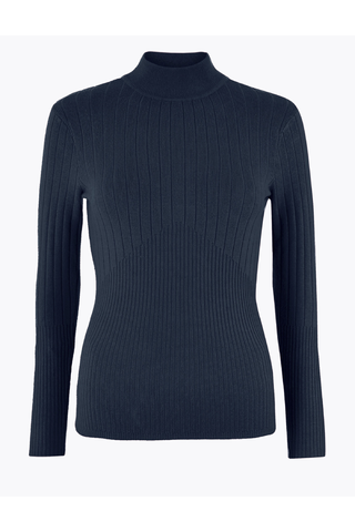 Ribbed Fitted Jumper, M&S, £25