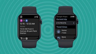 google maps on apple watch